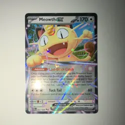 The Pokemon Company Meowth ex Paldean Fates Holo Rare 062/088 English 2024 - Image 2