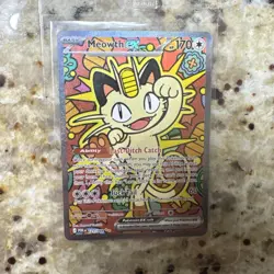 Meowth ex 121/088 ENGLISH Special Illustration Rare - Perfect Order SIR Pokemon - Image 1