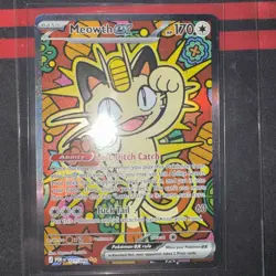 Meowth ex 121/088 ENGLISH Special Illustration Rare - Perfect Order SIR Pokemon - Image 4