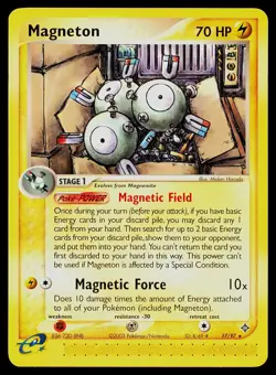 Pokemon Card Magneton 17/97 Dragon Rare - Image 1