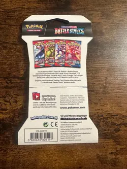 Pokemon Sword & Shield Battle Styles Booster Pack 820650808197 - Image 3