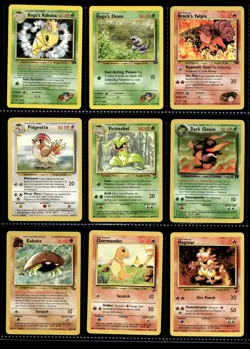 Vtg Pokemon Card Lot WOTC Holo 1st Edition Team Rocket Binder Collection LP MP - Image 5