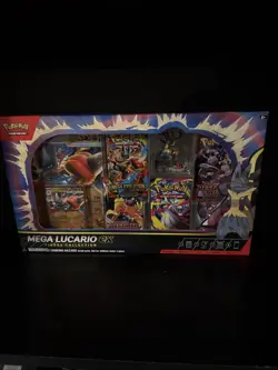 Pokemon TCG Mega Lucario ex Premium Figure Collection Box Factory Sealed - Image 1