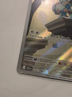 Golett 122/086 Black Bolt Illustration Rare Pokemon tgc - Image 5