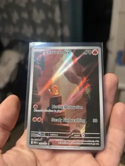 Charmander 168/165 Illustration Rare Full Art Holo SV 151 English - Image 1