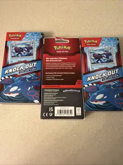 3x Pokemon TCG Knock Out Collection (Kyogre Edition) [FACTORY SEALED] - Image 2