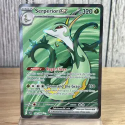 Serperior EX 156/086 Black Bolt Holo Ultra Rare Pokemon NM - Image 1