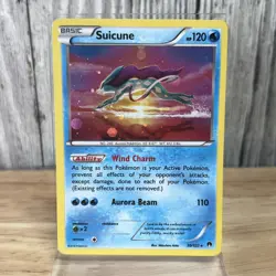 Suicune 30/122 Cosmos Holo Rare Pokemon XY Breakpoint 2016 - Image 1