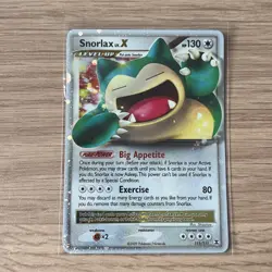Pokemon Snorlax LV.X 2009 Platinum Rising Rivals LVX 111/111 - Image 1