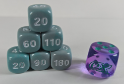 Pokemon TCG Damage Counters and Dice Pick Your Own - Image 1