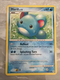 Pokemon TCG - Marill - 88/130 - Common - Diamond & Pearl (Base Set) - Image 1