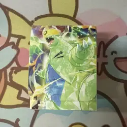 Pokemon Deck Box Case Terastillized Tyranitar Pokemon Center Japan - Image 1