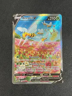 Beedrill V (Alternate Full Art) Pokemon SWSH10: Astral Radiance 161/189 - Image 1
