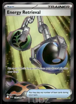 Energy Retrieval 108/086 Ultra Rare ME04: Chaos Rising Pokemon Near Mint - Image 1