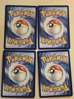Hilda 084 Uncommon 086 White Flare Pokemon Near Mint Playset [Set of 4] - Image 2