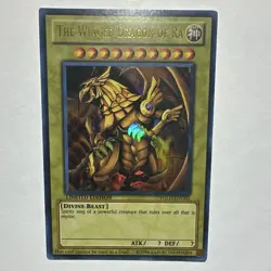 Yugioh! The Winged Dragon of Ra YGLD-ENG03 Limited Edition Ultra Rare Holo LP - Image 1