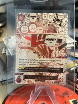 One Piece: Honesty Impact (Alternate Art) OP11-018 A Fist of Divine Speed Foil - Image 1