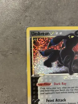NM Umbreon Gold Star Holo Pokemon Card Celebrations Classic Collection #17/17 - Image 2