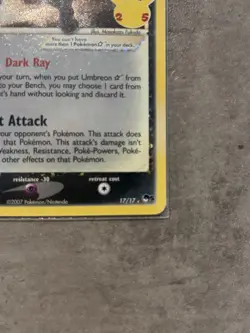 NM Umbreon Gold Star Holo Pokemon Card Celebrations Classic Collection #17/17 - Image 4