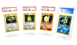 Lot of 4 Base Set & Jungle Graded Vintage Pokemon Cards PSA / CGC Slabs - Image 1