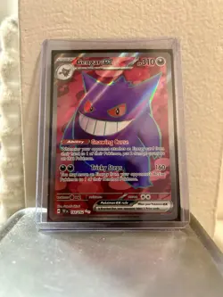 Pokemon TCG Gengar EX Full Art Ultra Rare Card Temporal Forces 193/162 - Image 1