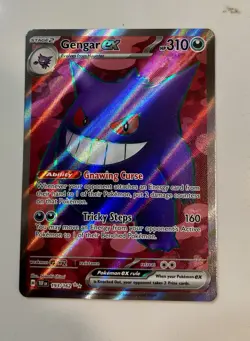 Pokemon TCG Gengar EX Full Art Ultra Rare Card Temporal Forces 193/162 - Image 2