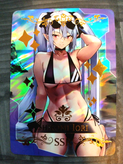 SSR Beautiful Waifu Card - Shiromi Iori - Goddess Story Blue Archive FOIL - Image 1