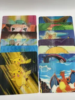 Pokemon Viz Video 3D Lenticular Promo Cards (Lot Of 14) - Image 1