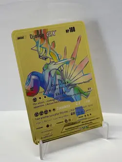 Dialga GX HP180 Metal Pokemon Card-Collectible Gift Display HOT!! - Image 1