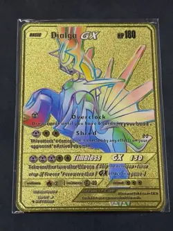 Dialga GX HP180 Metal Pokemon Card-Collectible Gift Display HOT!! - Image 5