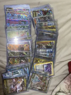 REAL pokemon Gx, Ex, V, And Vmax cards. Great condition front and back. - Image 1
