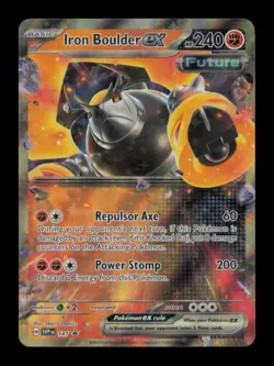 IRON BOULDER EX PROMO HOLO 147 NM POKEMON - Image 1