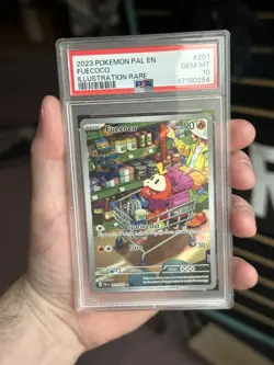 PSA 10 Fuecoco Illustration Rare 201/193 Pokemon Paldea Evolved - Image 1