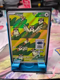 Pidgey 207/197 Illustration Rare Obsidian Flames Pokemon NM b5 - Image 1