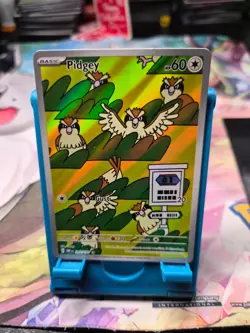 Pidgey 207/197 Illustration Rare Obsidian Flames Pokemon NM b5 - Image 2