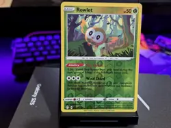 ROWLET COMMON REVERSE HOLO 006/072 SHINING FATES POKEMON NM - Image 1