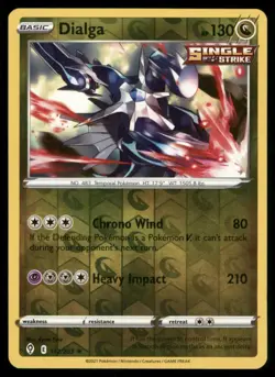 Dialga 112/203 Holo Rare Evolving Skies Pokemon Reverse Holo Near Mint - Image 1