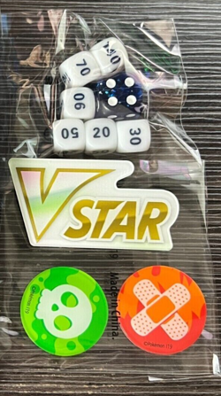 Pokemon GO TCG Dice, Counters and VStar Emblem Sealed - Image 1