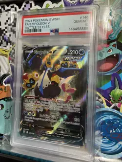 Empoleon V PSA 10 GEM MINT 2021 Pokemon Alt Art Rare Battle Styles #146 - Image 1