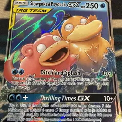 Slowpoke & Psyduck GX 35/236 Unified Minds Holo Tag Team Pokemon Rare NM-MT - Image 4