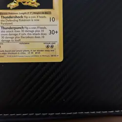 Electabuzz 20/102 1st Edition Shadowless Base Set 1999 Rare WOTC LP Pokemon - Image 5