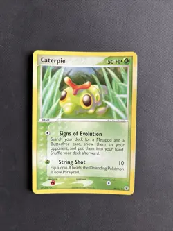 Pokemon TCG Caterpie EX FireRed & LeafGreen 56/112 Reverse Holo Common Nintendo - Image 1