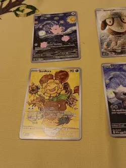 4 Pokemon x Van Gogh Black Star Promo ACG Art Card - NM - Image 2