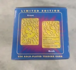 VINTAGE Pokemon 23k Gold-Plated 1999 Jigglypuff VHTF - Image 4