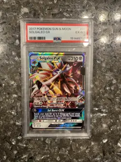 2017 Pokemon Sun And Moon Solgaleo GX PSA 6 Fresh Slab Looks Nicer - Image 2