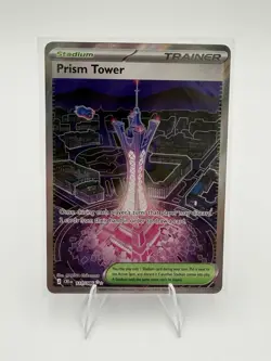Pokemon Chaos Rising Prism Tower 111/086 Full Art Trainer Ultra Rare NM - Image 1
