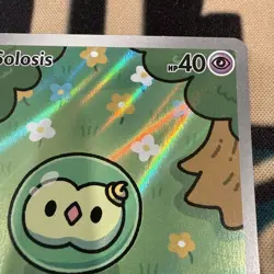 Solosis 118/086 IR Black Bolt Pokemon MINT Pack Fresh “BoogerMew” Rare￼ - Image 2