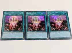 3x Super Rare One for One Yugioh! Bonanza - Image 1
