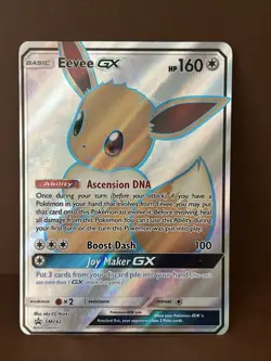 Pokemon Eevee GX Holo Black Star Promo Card 2020 SM242 - Image 3