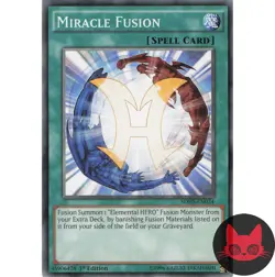 Yugioh Miracle Fusion SDHS-EN024 Common 1st Edition NM - Image 1